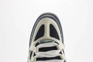 Louis Vuitton Archlight sneakers black white green mesh leather upper with chunky sole
