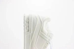 Louis Vuitton LV Trainer sneaker white leather and mesh luxury fashion footwear