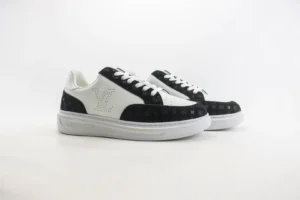 Louis Vuitton Run Away sneaker white black leather suede luxury designer shoes
