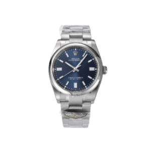 Rolex Oyster Perpetual 124300 blue dial stainless steel bezel stainless steel watch