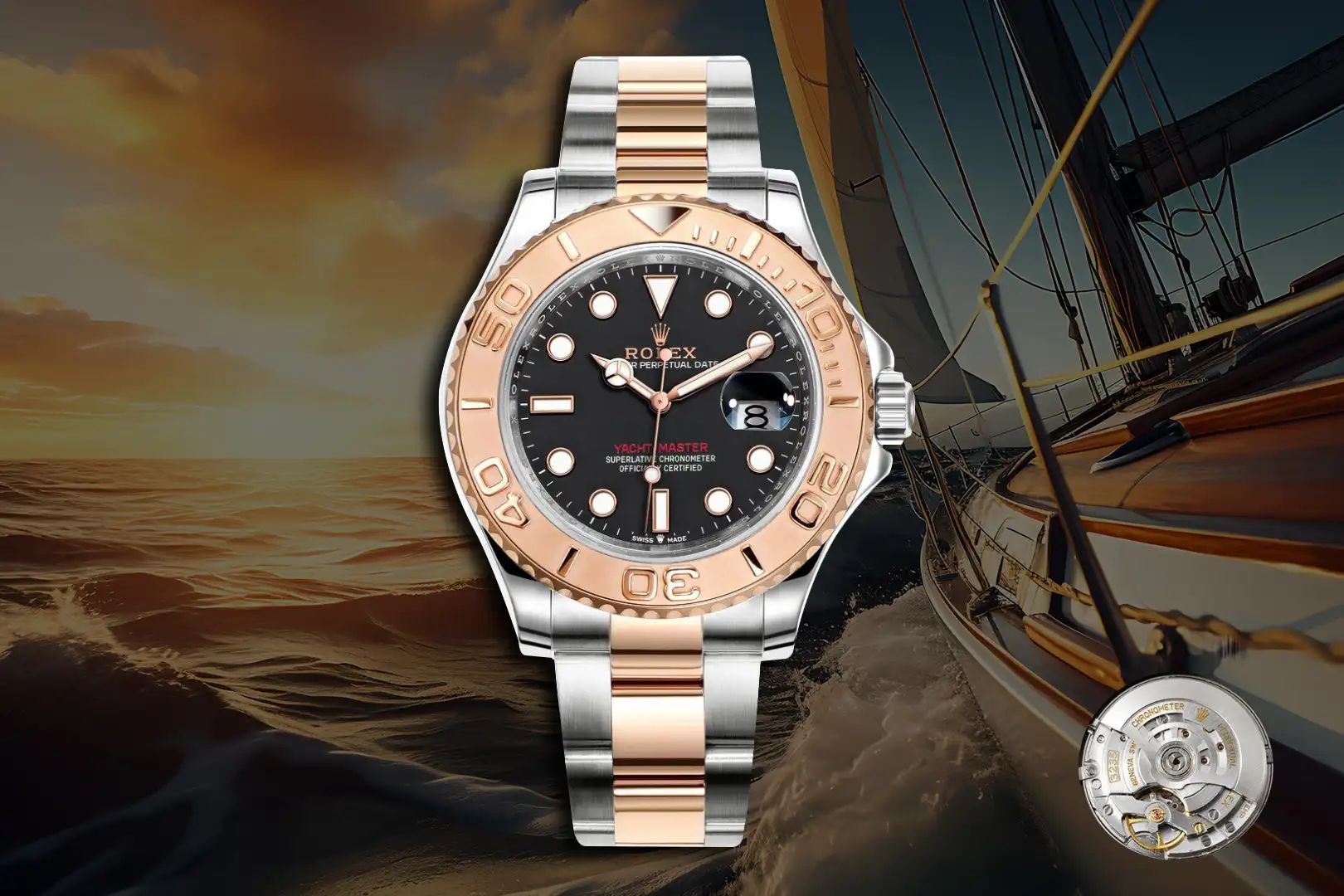 Rolex Yacht-Master 40 Oystersteel and Everose Gold Chocolate Dial (126621-0001)