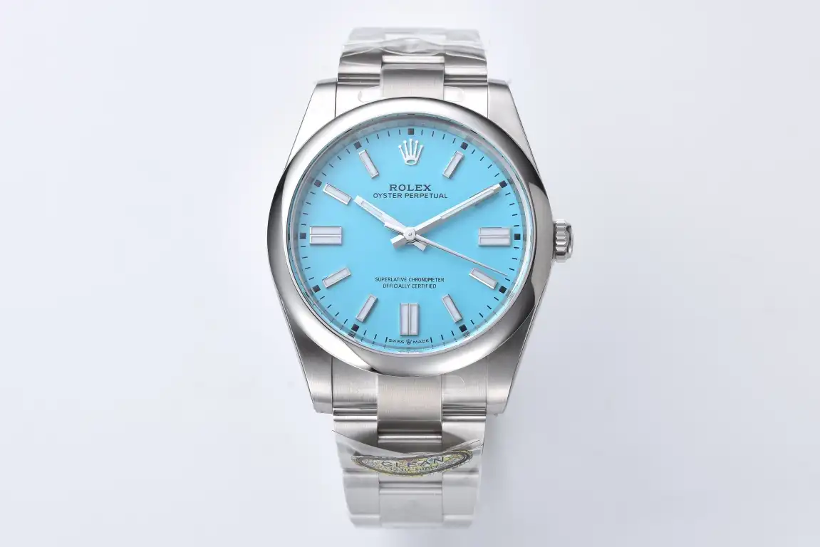 Rolex Oyster Perpetual 41 Turquoise Dial Clean Factory 124300-0006