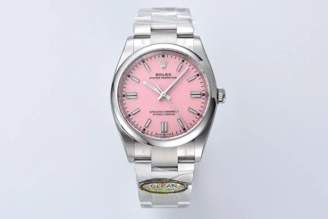 Rolex Oyster Perpetual 36 Candy Pink Dial Replica Watch &ndash; 126000-0008