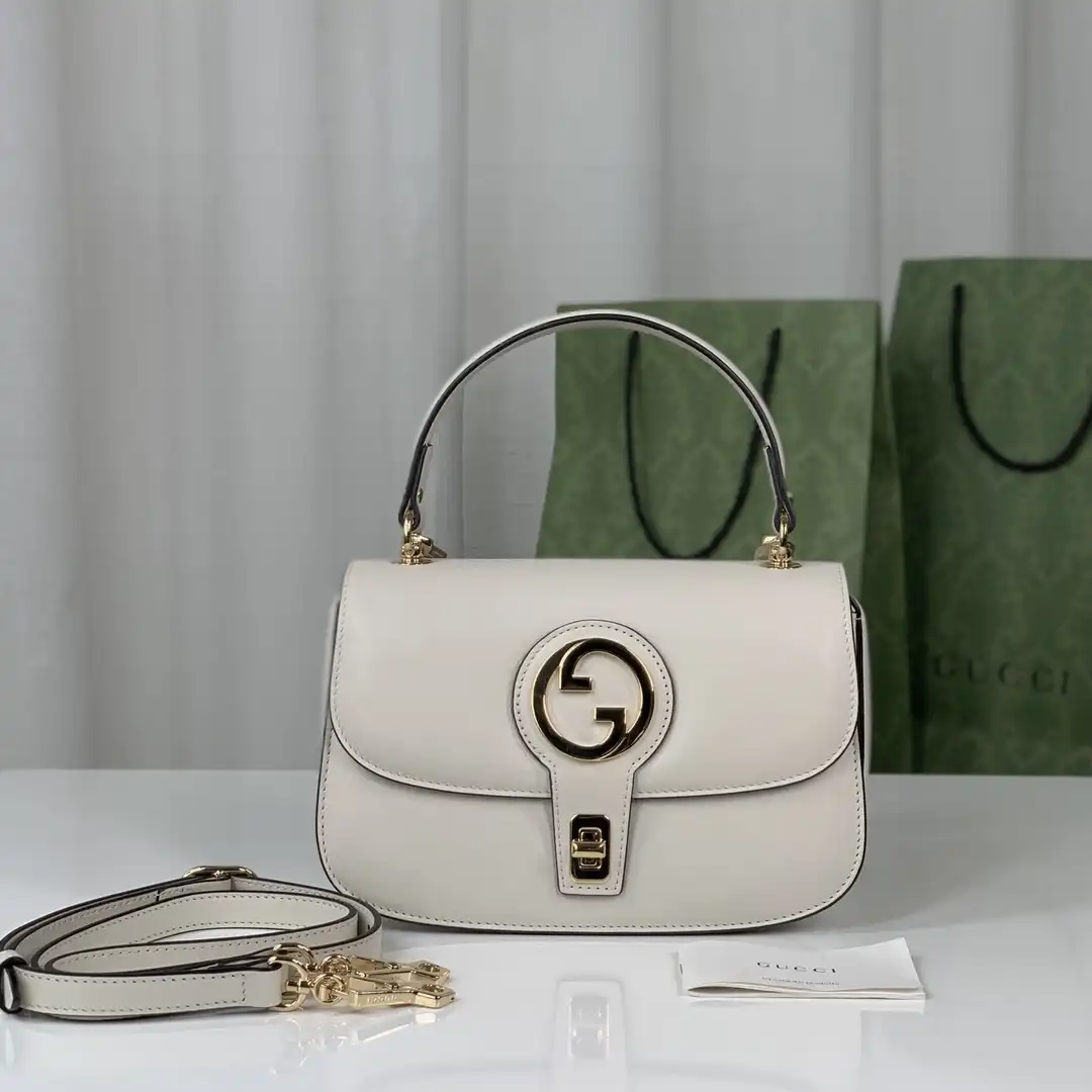 Blondie Series Interlocking Double G Circular Handbag