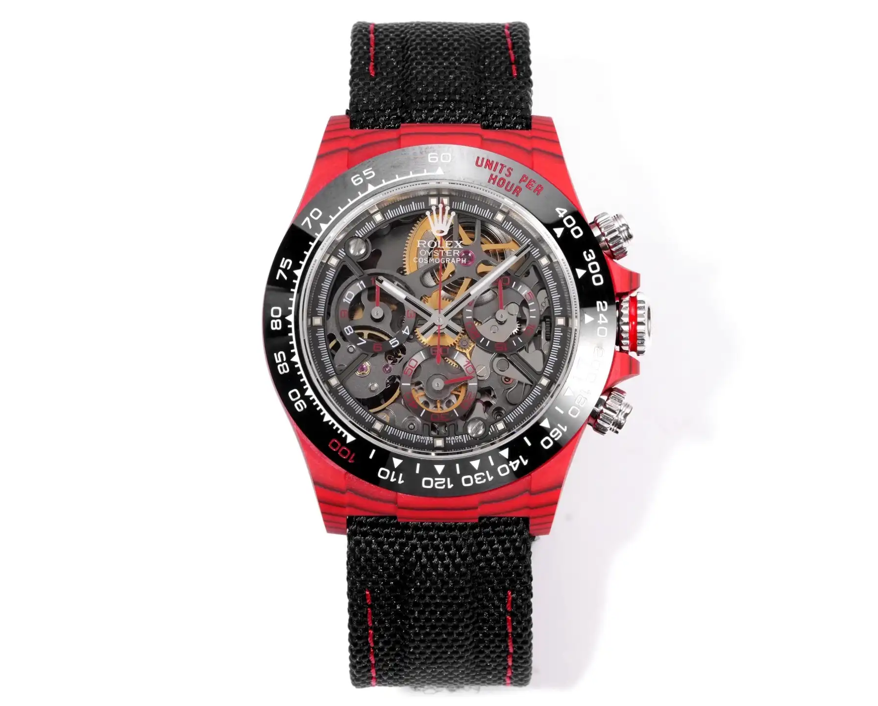 Rolex Daytona Concept Carmine Red Skeleton Replica Watch &ndash; 116500LN-CONCEPT-RED