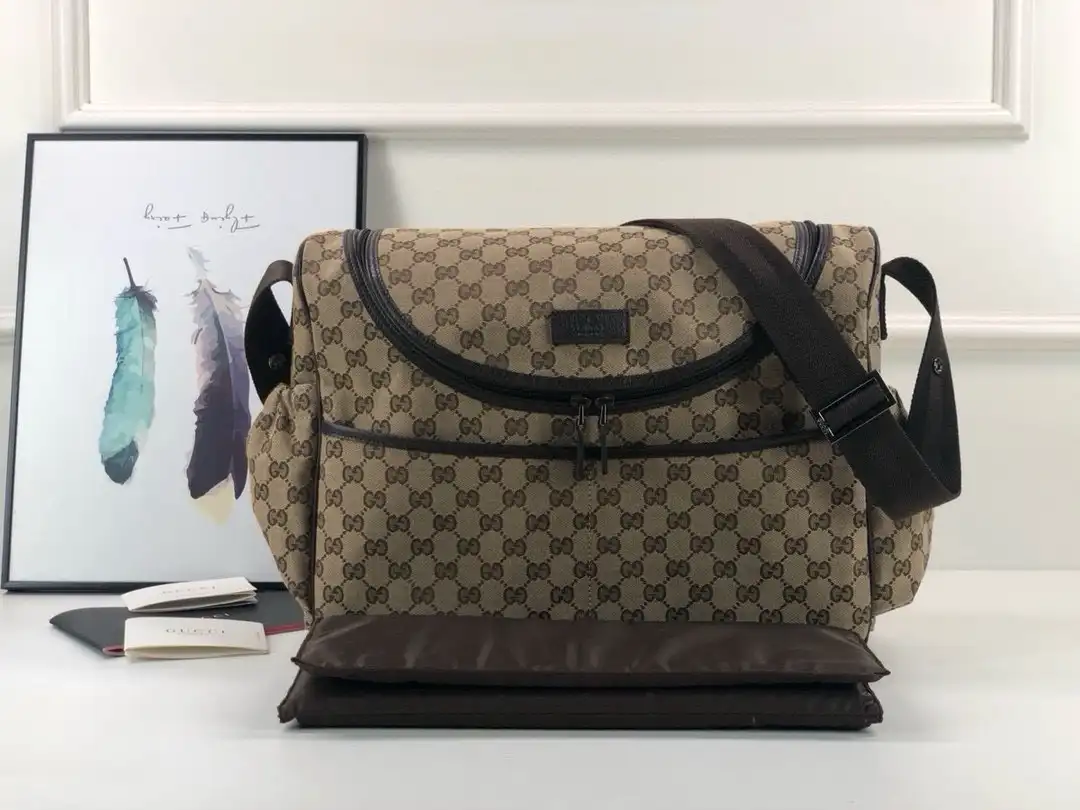 Premium GG Canvas Leather Tote
