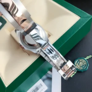 Rolex Submariner 116610LN stainless steel watch with polished clasp in green box with seal tag