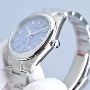 Rolex Oyster Perpetual 124300 blue dial stainless steel bezel stainless steel watch