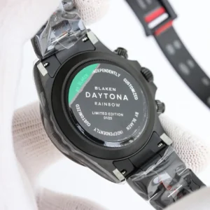 Blaken Daytona Rainbow black dial black ceramic case limited edition customized watch