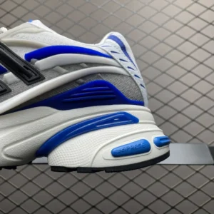 Adidas Temper Run sneakers white blue mesh synthetic upper with adiPRENE cushioning sole
