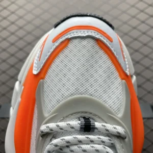 Adidas Yung-1 OG white orange grey mesh and suede sneakers with reflective detailing