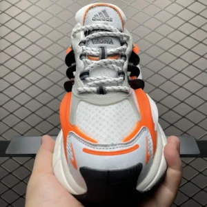 Adidas Crazy BYW Virginia white orange black mesh sneakers