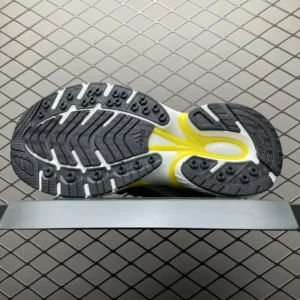 Adidas Yeezy Boost 700 Stacked black white yellow rubber sole sneakers