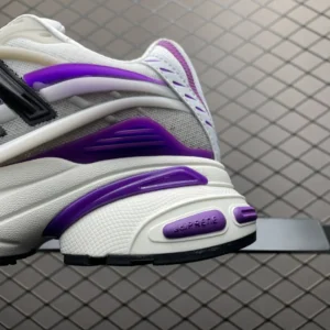 Adidas Temper Run sneakers white purple black mesh and synthetic material