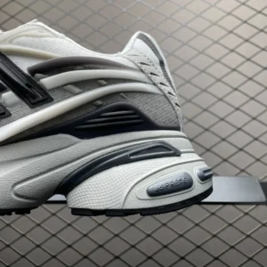 Adidas EQT Gazelle white grey black mesh and synthetic sneakers with Adiprene cushioning detail