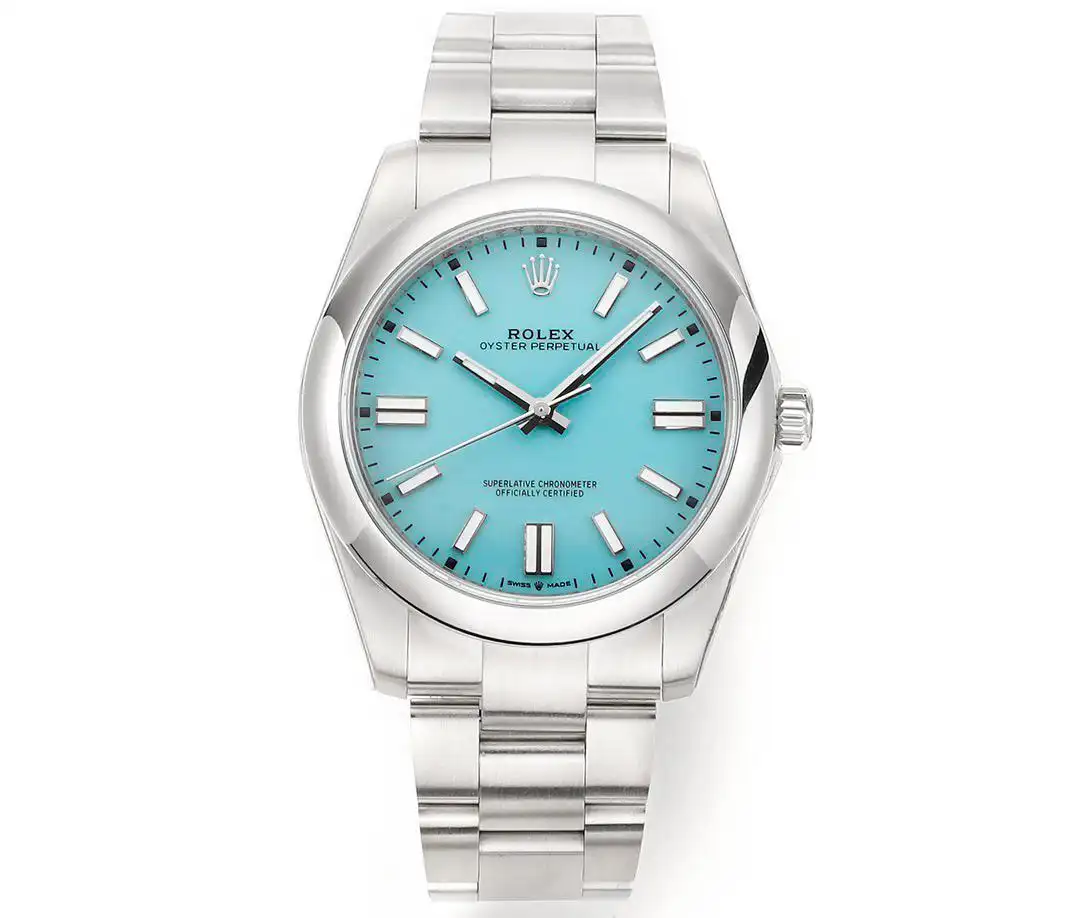 Rolex Oyster Perpetual 41 Turquoise Dial Clean Factory 124300-0006