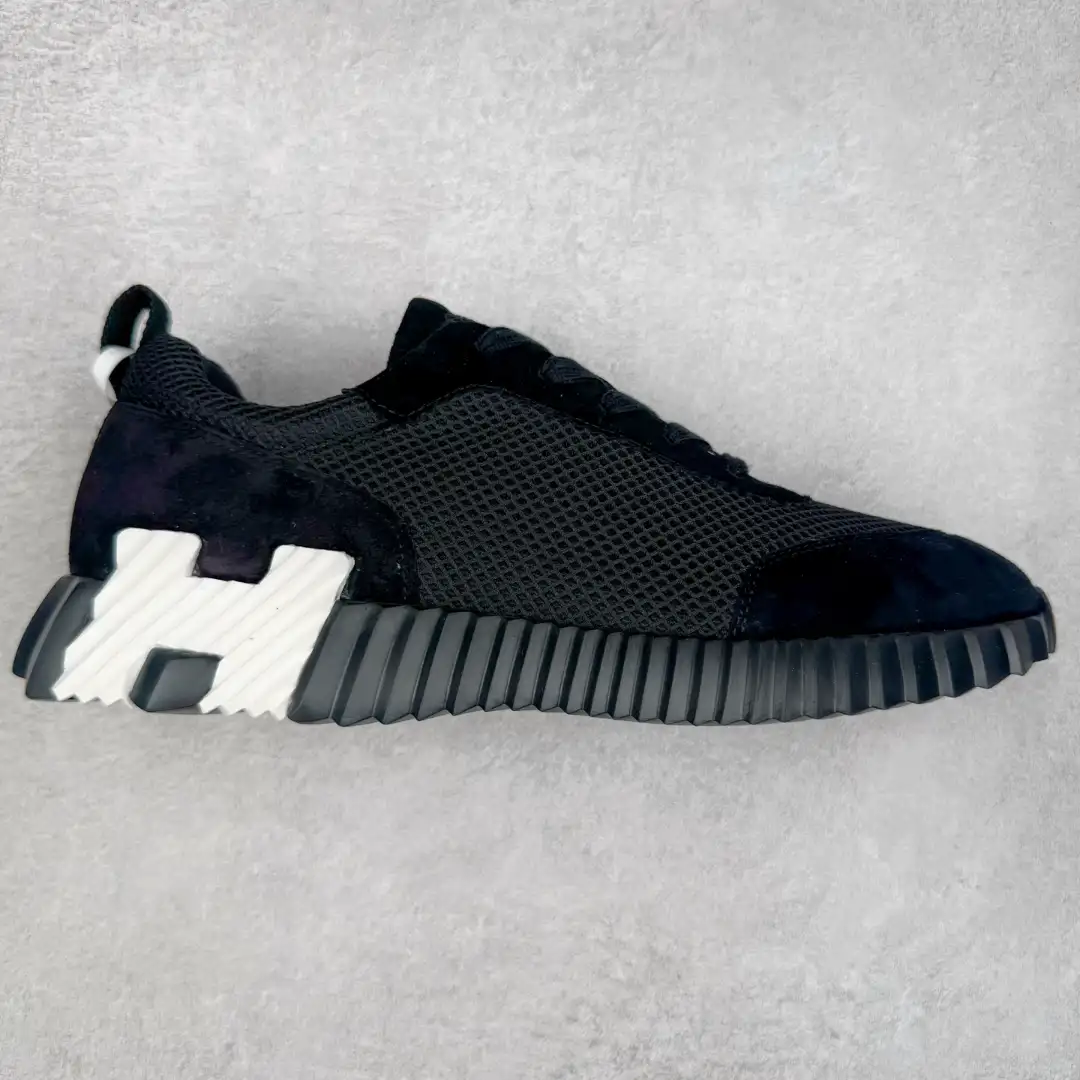 Hermes Men's Bouncing Sneaker in Technical Mesh