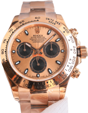 Rolex Daytona 116505 rose gold dial rose gold bezel rose gold case watch