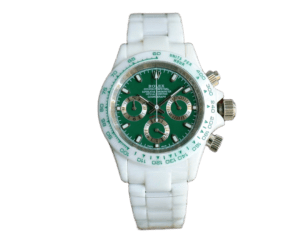 Rolex Daytona green dial ceramic bezel white ceramic case watch