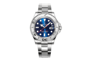Rolex Yacht-Master 116622 blue dial platinum bezel stainless steel watch