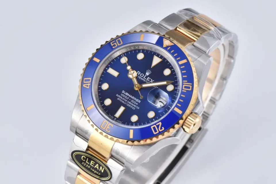 Rolex Submariner 116613LB blue dial gold ceramic bezel stainless steel and yellow gold watch