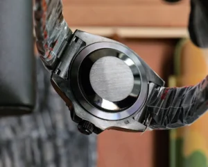 Rolex Submariner 116610LN black dial ceramic bezel stainless steel watch with protective plastic wrap on bracelet