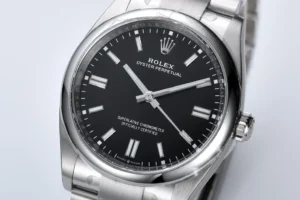Rolex Oyster Perpetual 36mm black dial stainless steel bezel stainless steel watch