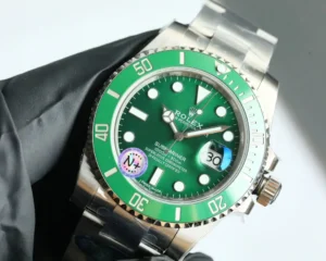 Rolex Submariner 116610LV green dial green ceramic bezel stainless steel watch