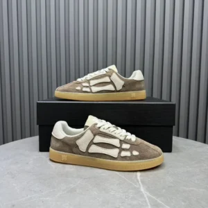 Maison Margiela Replica sneakers brown beige suede leather gum sole sneakers