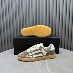 Maison Margiela Replica sneakers beige white suede leather gum sole shoes