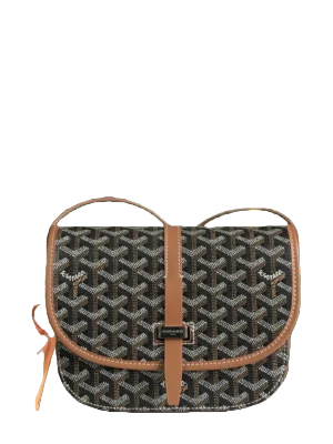 Goyard Saigon Tote bag featuring a classic pattern and leather accents, showcasing elegance and luxury, aligned with high-quality replica fashion accessories.