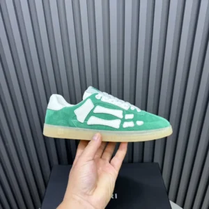 Axel Arigato Clean 90 Suede mint green white leather sneakers gum sole