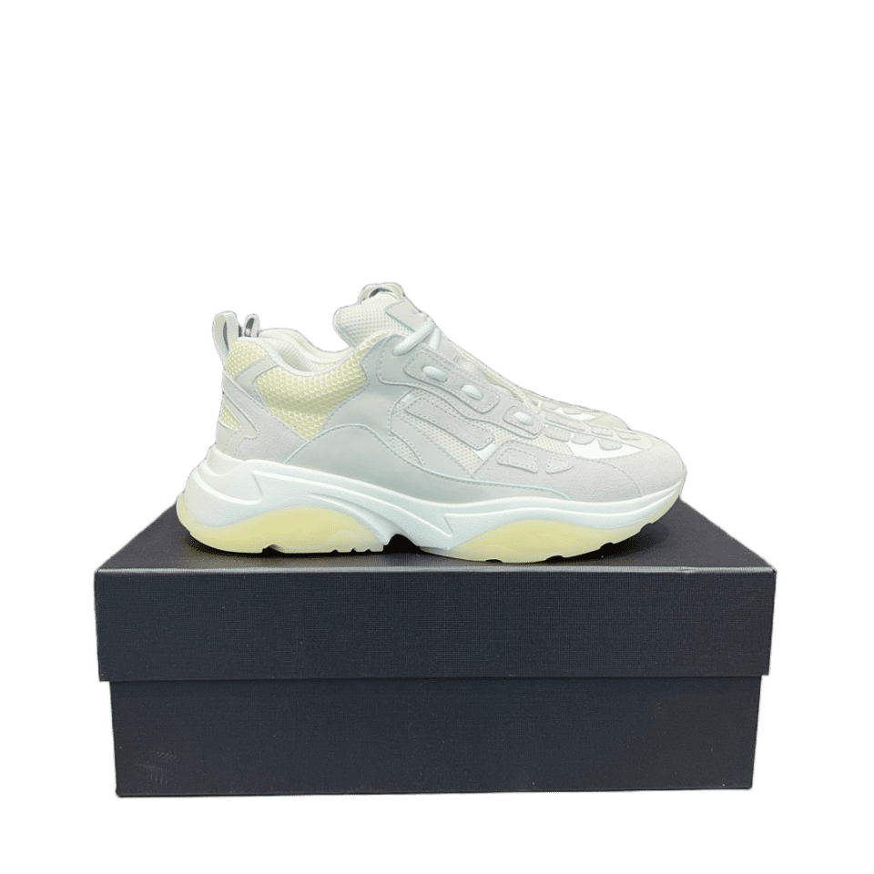 Balenciaga Triple S sneakers white cream mesh leather rubber sole chunky design