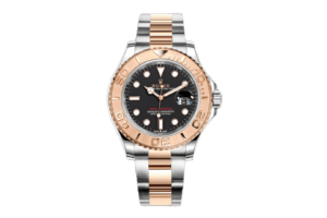 Rolex Yacht-Master 126621 black dial rose gold bezel stainless steel and rose gold watch