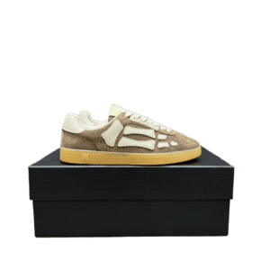 Maison Margiela Replica beige white gum sole suede sneakers