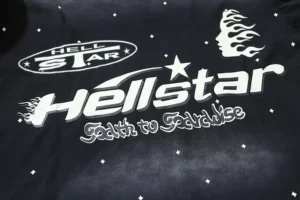 Hellstar Death to Paradise T-shirt black graphic print made from cotton material