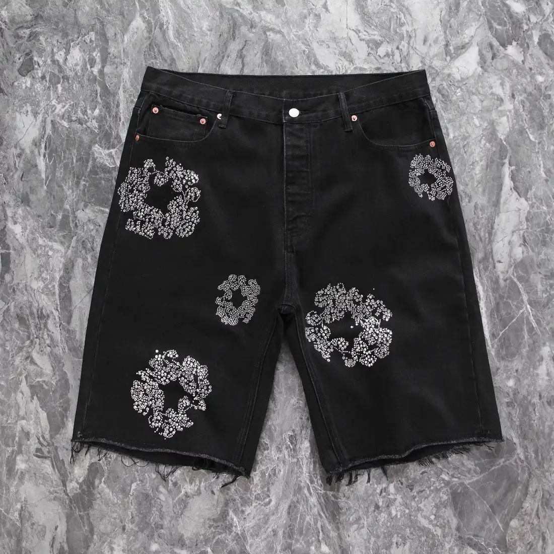 DENIM TEARS Washed Swarovski