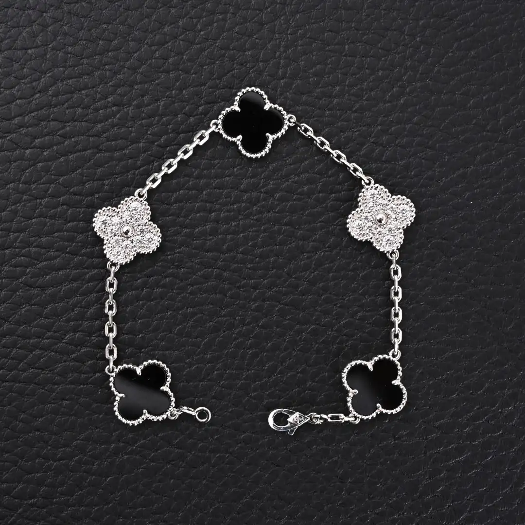 Van Cleef Arpels Laser Clover Five Flower Bracelet