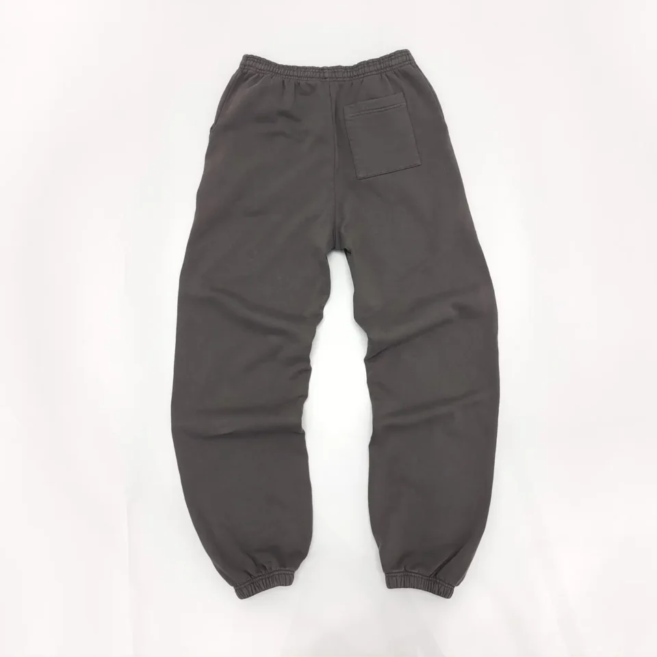 Repsgoat sweatpants charcoal gray cotton blend relaxed fit with elastic cuffs and back pocket
