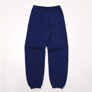 Ivy Park sweatpants navy blue cotton jogger pants with elastic waistband and ankle cuffs