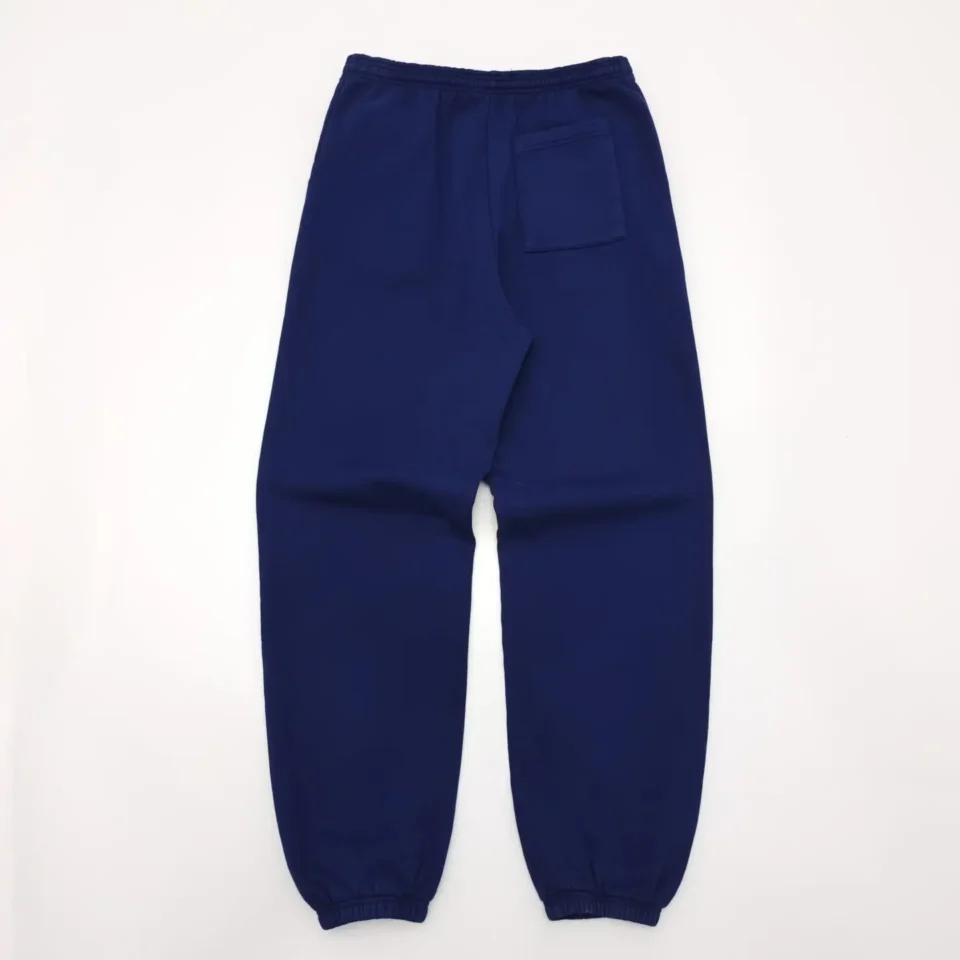Ivy Park sweatpants navy blue cotton jogger pants with elastic waistband and ankle cuffs