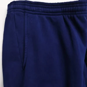 Repsgoat sweatpants navy blue cotton elastic waistband pocket detail