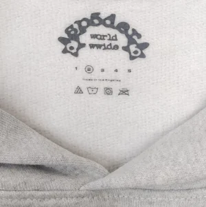 Neighborhood Worldwide sweatshirt light gray cotton material detailed stitching