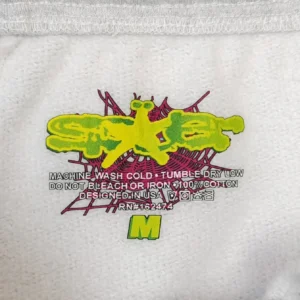 Supreme graphic hoodie medium white cotton with yellow and red spider web design