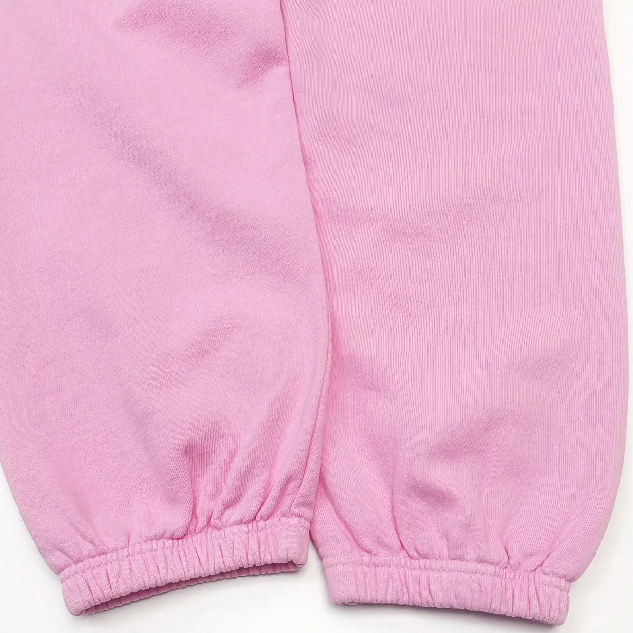 Repsgoat Pink sweatpants elastic cuffs soft cotton blend fabric