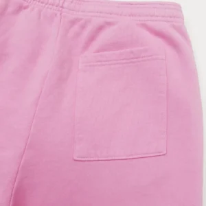 Repsgoat pink cotton sweatpants elastic waistband back pocket casual wear