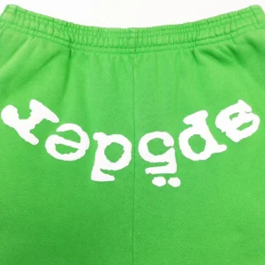 KAPPA sweatpants lime green cotton elastic waistband casual wear trousers