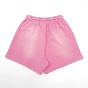 Unknown brand pink shorts elastic waistband soft cotton material