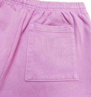 Repsgoat cotton shorts lilac elastic waist pocket casual wear lightweight fabric