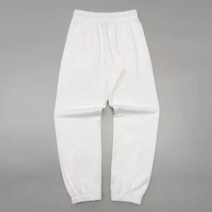 Repsgoat sweatpants white cotton elastic waistband and cuffs casual wear